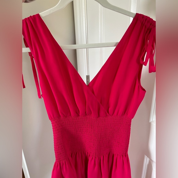 Deep Pink Parker Dress (XS) - Picture 5 of 5